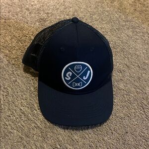 Stylish Black Mesh Cap